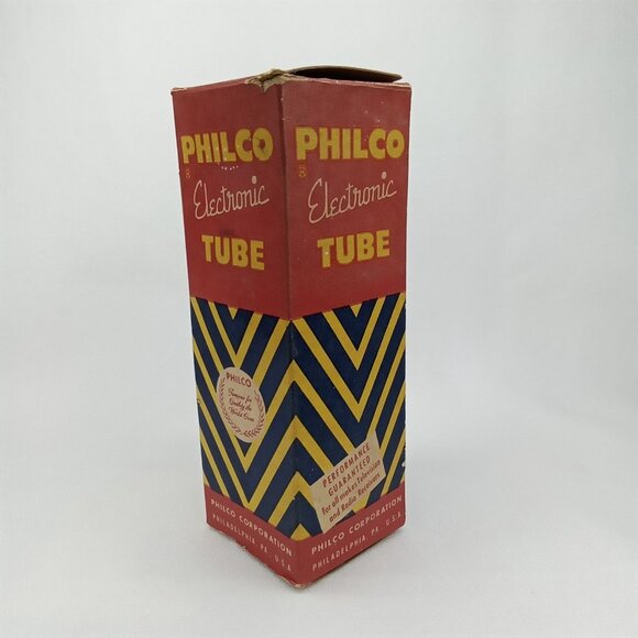 Mid Century Electronic Tube With Box Philco Model 6DQ6A NOS NIB 1950s - Picture 10 of 12